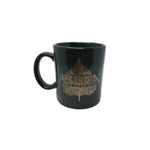 vintage stoneware green aspen cologne coffee mug